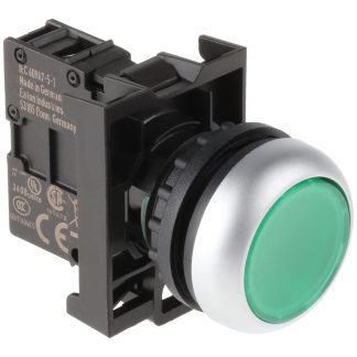 Attuatore pulsante tipo Instabile 78639208 M22-DL-G+M22-A+M22-LED-G Eaton serie RMQ Titan M22, Verde
