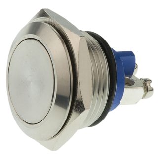 Interruttore a pulsante Schurter, Momentaneo, SPST, , 50 mA a 24 V c.c. Montaggio a pannello