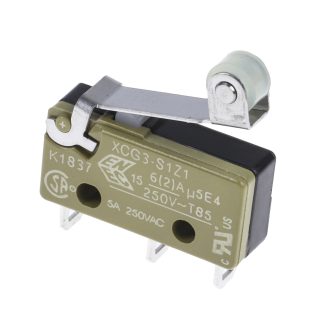 Microinterruttore, Saia-Burgess, SPDT, 6 A a 250 V c.a., IP40, A saldare