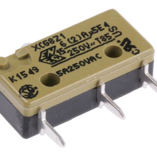 Microinterruttore, Saia-Burgess, SPDT, 6 A a 250 V c.a., IP40, per PCB