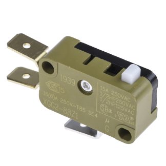 Microinterruttore, Saia-Burgess, SPDT, 16 A a 250 V c.a., IP40, con linguetta