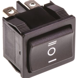 Interruttore a bilanciere TE Connectivity, DPDT, (On)-Off-(On), , Nero