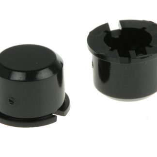 Tappo interruttore modulare, Nero, 1D09, per uso con Interruttore a pulsante serie 3F