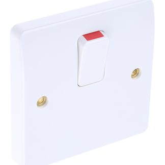 Interruttore a bilanciere MK Electric serie Logic Plus, 20A, 250V, 2 poli, Colore bianco, Urea-formaldeide Logic Plus