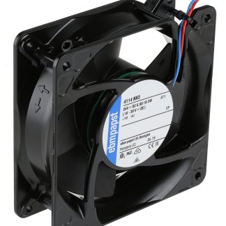 Ventola assiale in c.c. ebm-papst 4100 NH3 - S-Force, 310m³/h, 24 V dc, 119 x 119 x 38mm