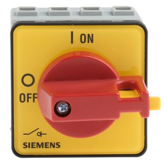 Interruttore di isolamento Siemens 3LD2022-0TK13, 3P, NO/NC, 16A, 690V ca, Montaggio a pannello, IP65