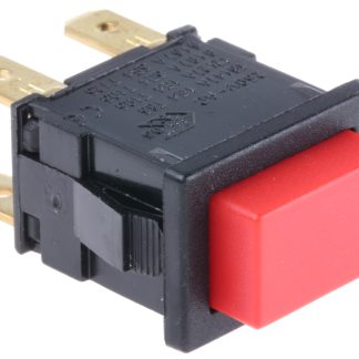 Interruttore a pulsante Arcolectric (Bulgin) Ltd, A ritenuta, DPDT, , 16 A @ 250 V ac, IP65 Montaggio a pannello