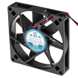 Ventola assiale in c.c. RS PRO, 39.1m³/h, 12 V dc, 80 x 80 x 15mm