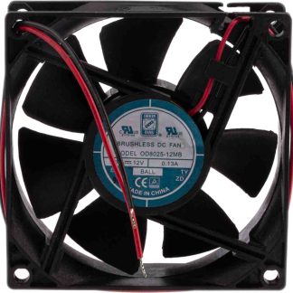 Ventola assiale in c.c. RS PRO, 52.7m³/h, 12 V dc, 80 x 80 x 25mm
