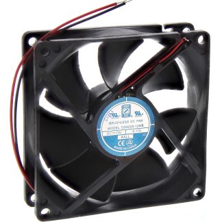 Ventola assiale in c.c. RS PRO, 74.8m³/h, 12 V dc, 92.5 x 92.5 x 25mm