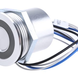 Interruttore piezoelettrico 1241.3189, 100 mA a 60 V, NA, foro passante, IP69K, -40 → +85°C