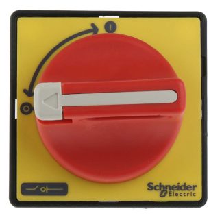 Manopola rotante Schneider Electric KCF1PZ, Rosso, IP65, per Sezionatori
