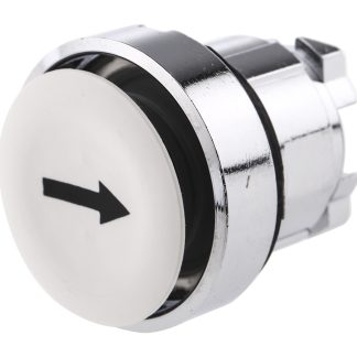 Attuatore pulsante tipo Ritorno a molla ZB4BA334 Schneider Electric serie Harmony XB4, Bianco