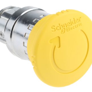 Attuatore pulsante tipo Ruotare per rilasciare ZB4BS55 Schneider Electric serie Harmony XB4, Giallo
