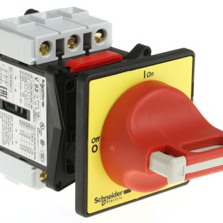 Interruttore di isolamento Schneider Electric VCD02 serie VARIO, 3P, 3 NA, 12A, 690V ca, Montaggio a pannello, , IP20,