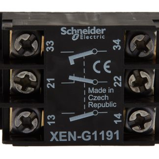 Blocco contatti Schneider Electric, 2NA + 1NC, 600V, terminali a A vite