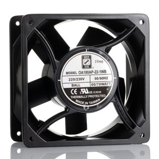 Ventola assiale in c.a. RS PRO, 713.6m³/h, 230 V ac, 176 x 176 x 89mm