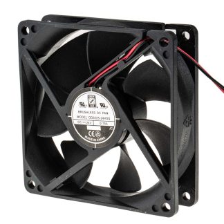 Ventola assiale in c.c. RS PRO, 88.3m³/h, 24 V dc, 92.5 x 92.5 x 25mm