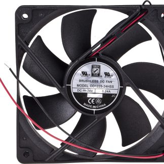Ventola assiale in c.c. RS PRO, 144.4m³/h, 24 V c.c., 120 x 120 x 25mm