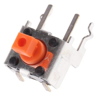 Interruttore tattile Omron, SPST, 7.4 x 7.3 x 6.15mm, Montaggio con foro passante