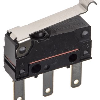 Microinterruttore, Omron, SPDT, 100 mA a 30 V cc, IP67, con linguetta