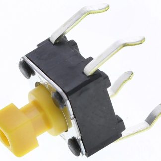 Interruttore tattile Omron, SPST, 6 x 6 x 7.3mm, L. attuatore 3mm, Montaggio con foro passante