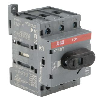 Interruttore di isolamento ABB OT80F3 1SCA105798R1001, 3P, 3P, 80A, 750V ca, per guida DIN OT80F3, IP20