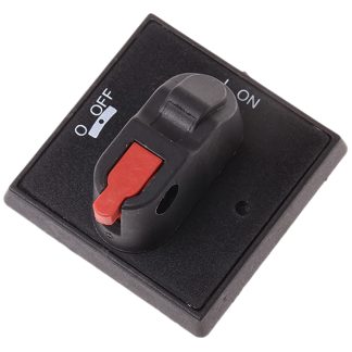 Manopola rotante ABB OHBS3AH 1SCA105234R1001, Nero, 40mm, IP54, per Serie OT