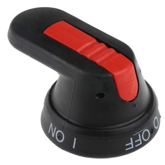 Manopola rotante ABB OHB65J6 1SCA022380R9660, Nero, IP65, per Serie OT160E