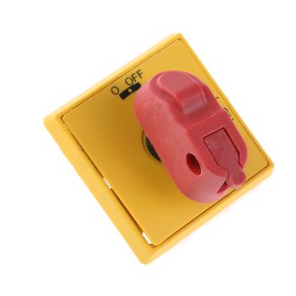 Manopola rotante ABB OHYS3RH 1SCA105328R1001, Rosso/Giallo, IP54, per Serie OT