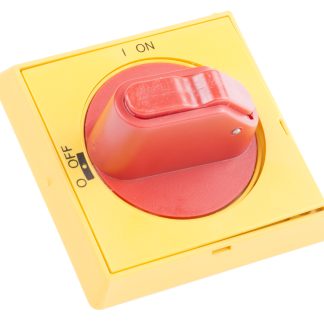 Manopola rotante ABB OHYS2RJ 1SCA105323R1001, Rosso/Giallo, 43.5mm, IP65, per Serie OT