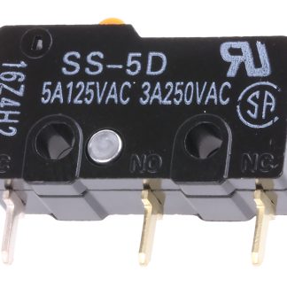 Microinterruttore, Omron, SPDT, 5 A a 125 V ca, IP40, Foro passante