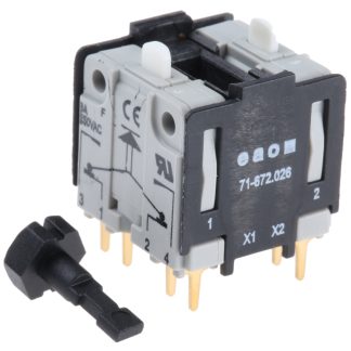 Blocco contatti pulsante EAO, 2 NO + 2NC, 250V ca