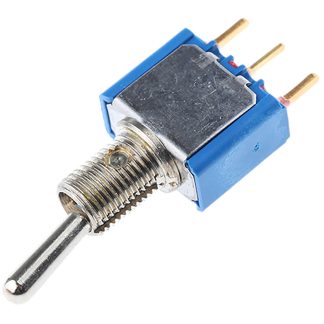 Interruttore a levetta No On-On SPST con terminali PC Terminal