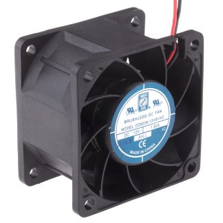 Ventola assiale in c.c. RS PRO, 103.6m³/h, 12 V dc, 60 x 60 x 38mm