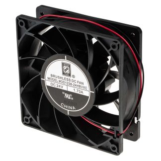 Ventola assiale in c.c. RS PRO, 383.9m³/h, 24 V dc, 120 x 120 x 38mm