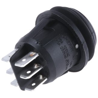 Interruttore a bilanciere ZF, DPDT, On-Off-On, , Nero