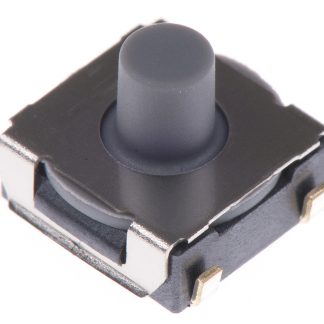 Interruttore tattile Omron, SPST, 6 x 6 x 5.10mm, L. attuatore 2.6mm, Montaggio con foro passante
