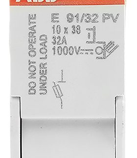 Sezionatore portafusibili ABB 2CSM204713R1801 E 91/32 PV, corrente max 32A, SP, fusibile 10 x 38mm, guida DIN System