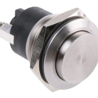 Interruttore a pulsante Bulgin, Momentaneo, SPST, , 1 A a 250 V ca, IP68 Montaggio a pannello