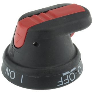 Manopola rotante ABB OHB45J6 1SCA022380R8770, Nero, 66mm, IP65, per Serie OT