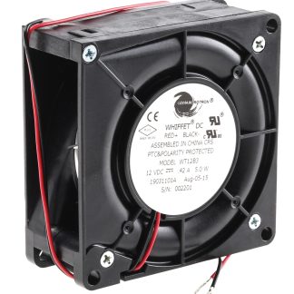 Ventola COMAIR ROTRON, 15cfm, 12 V dc, 80 x 80 x 32mm