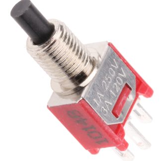 Interruttore a pulsante RS PRO, Momentaneo, SPST, , 3 A a 120 V c.a. Montaggio a pannello