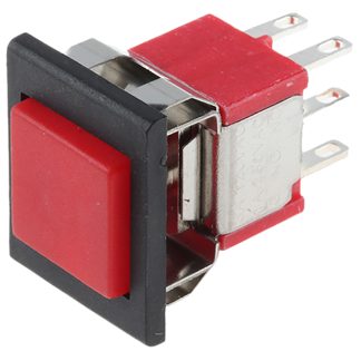 Interruttore a pulsante RS PRO, Momentaneo, DPDT, , 3 A a 120 V c.a. Montaggio a pannello