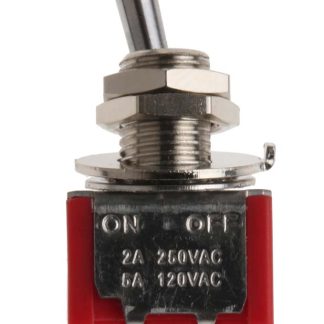 Interruttore a levetta On-Off SPST con terminali A saldare