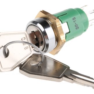 Interruttore a chiave IRL-5-K-S-2-RS a 2 posizioni, DPDT