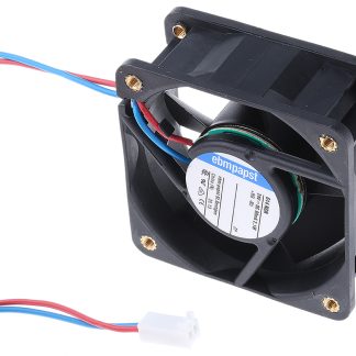 Ventola assiale in c.c. ebm-papst 600 N, 41m³/h, 24 V dc, 60 x 60 x 25mm