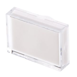 Lente pulsante Rettangolare RS PRO, colore Bianco, per uso con Serie ADA16