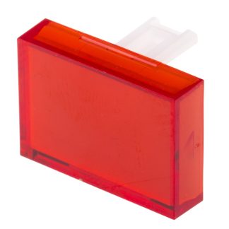Lente pulsante Rettangolare RS PRO, colore Rosso, per uso con Serie SD16