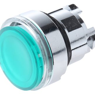 Attuatore pulsante tipo Ritorno a molla ZB4BA38 Schneider Electric serie Harmony XB4, Verde